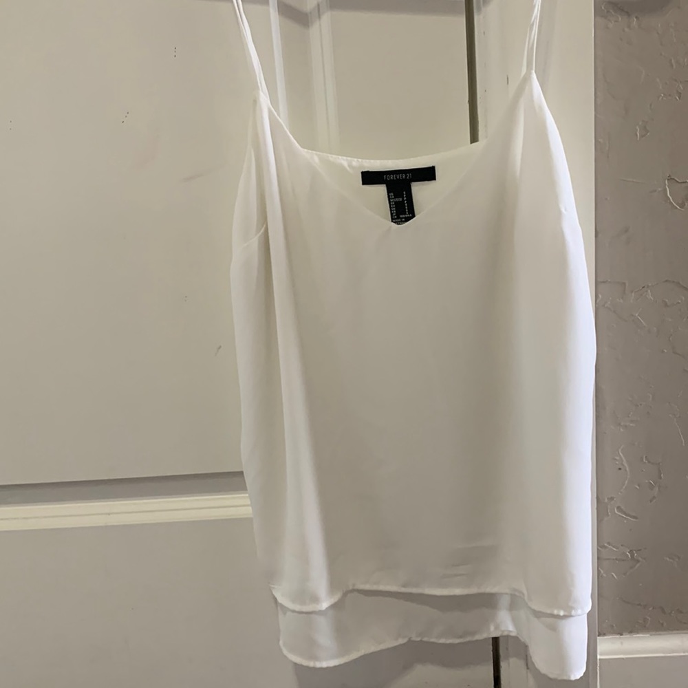 White Dressy Tank Top